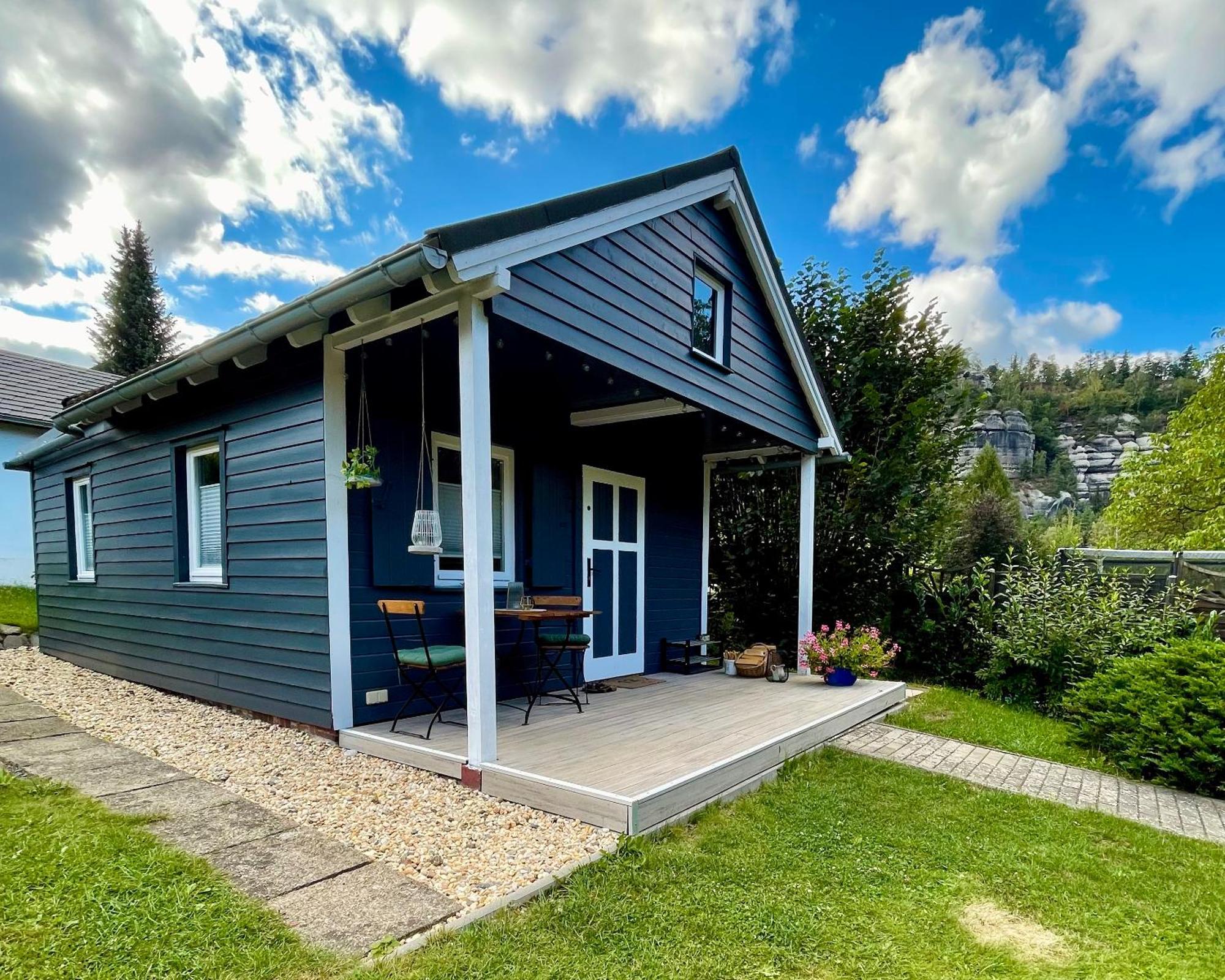 Willa Erholen Im Tiny House Am Waldrand Oybin Zewnętrze zdjęcie