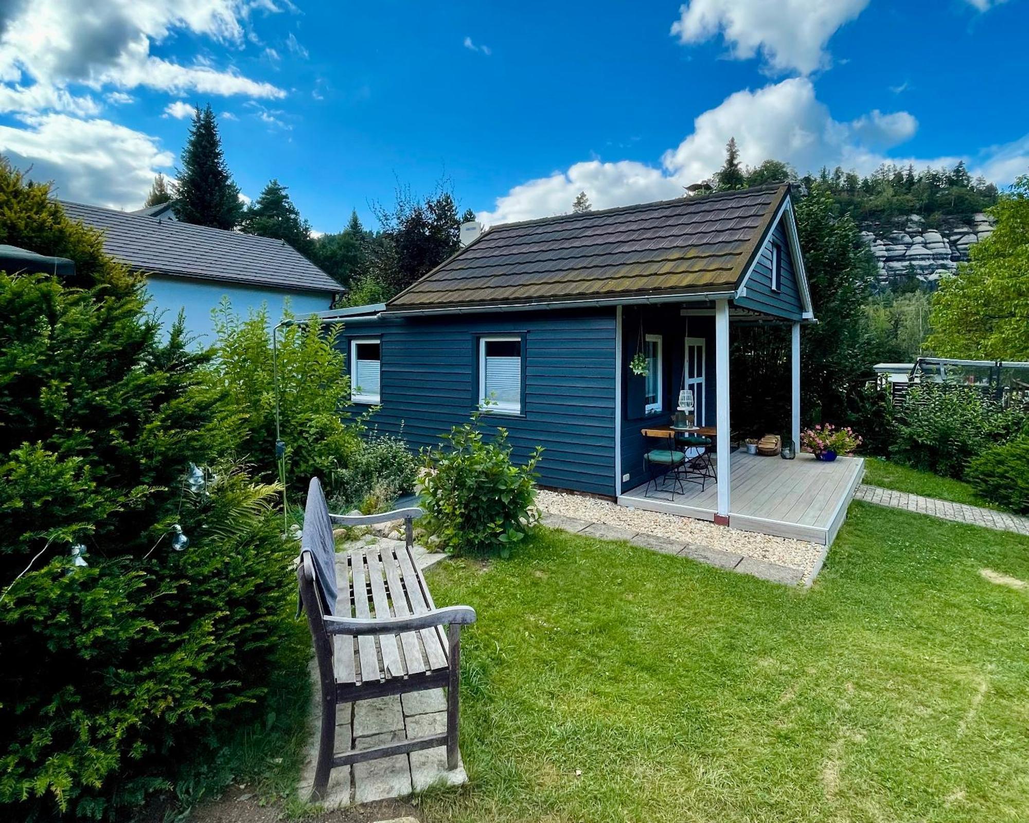 Willa Erholen Im Tiny House Am Waldrand Oybin Zewnętrze zdjęcie